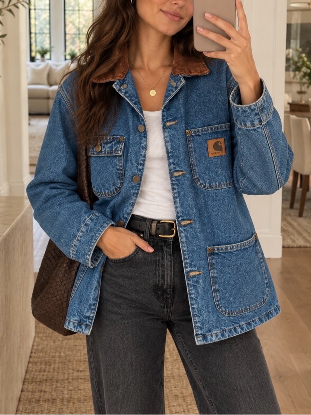 Vintage Carhartt Denim Chore Jacket